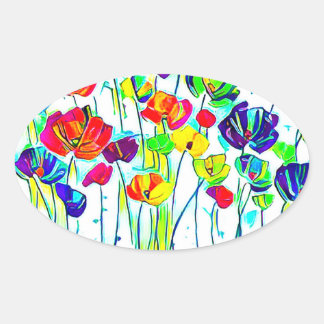 Pegatinas de flores
