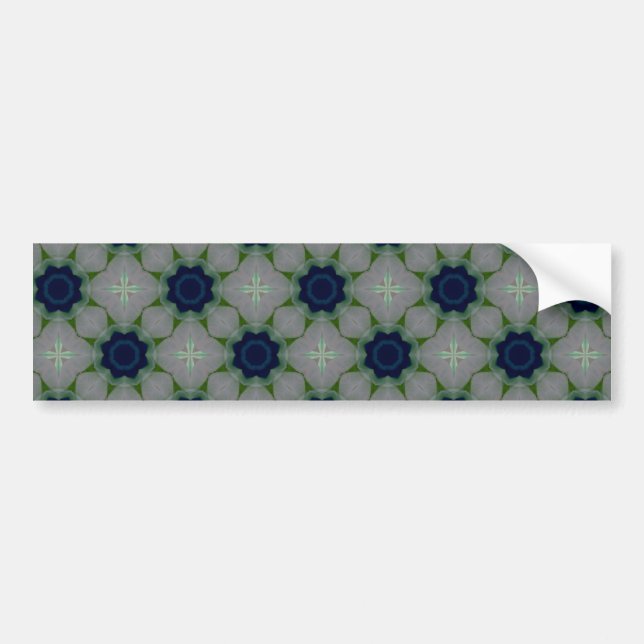 Pegatinas de flores azules (Frente)