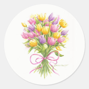 Pegatinas de flores Ramo de Tulipanes