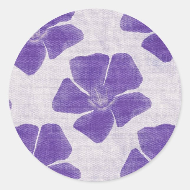Pegatinas de flores tropicales (Anverso)