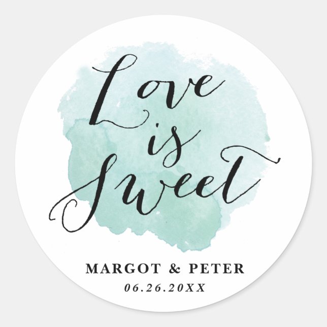 Pegatinas de foco de acuarela (Anverso)