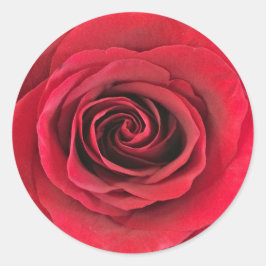 Pegatinas de formas de la Ronda de Rosas Rojas