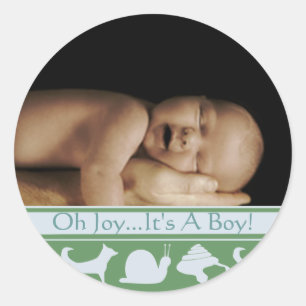 Pegatinas de foto de Baby Boy