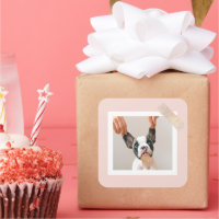 Pegatinas de fotografía de perro personalizado | M