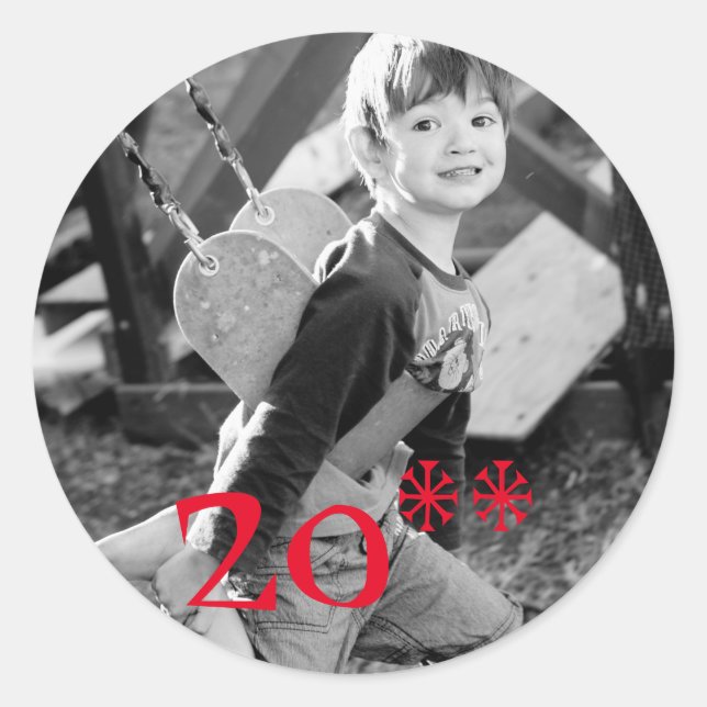 Pegatinas de fotografía de personalizable (Anverso)