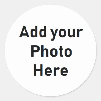 Pegatinas de fotografía redonda personalizados