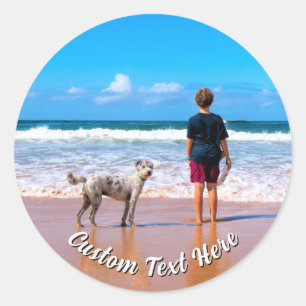 Pegatinas de Fotos de Mascotas Personalizadas con