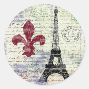 Pegatinas de Francia de la torre Eiffel