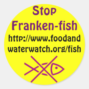pegatinas de franken-fish