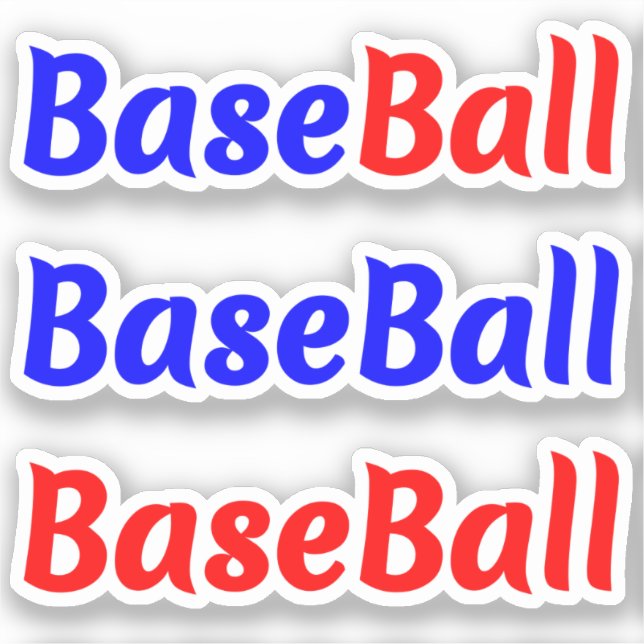 Pegatinas de frases divertidas de béisbol para jug (Anverso)