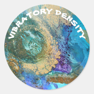 Pegatinas de frecuencias creativas, densidad vibra