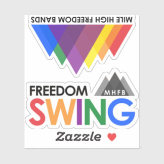 Pegatinas de Freedom Swing y MHFB
