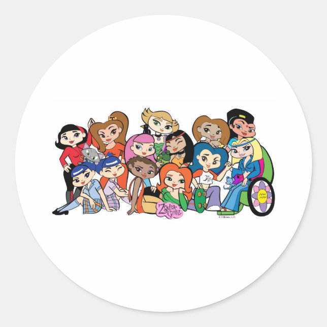 Pegatinas de Friendz (Anverso)