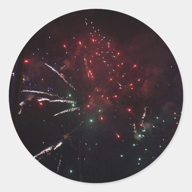 Pegatinas de fuegos artificiales (Anverso)