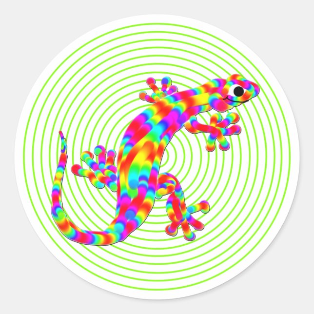 Pegatinas de Fun Sidney Salamander (Anverso)