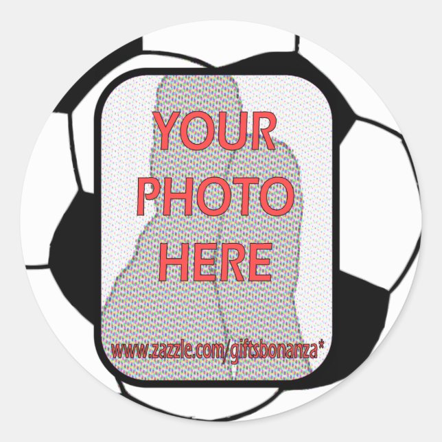 pegatinas de fútbol de personalizable (Anverso)