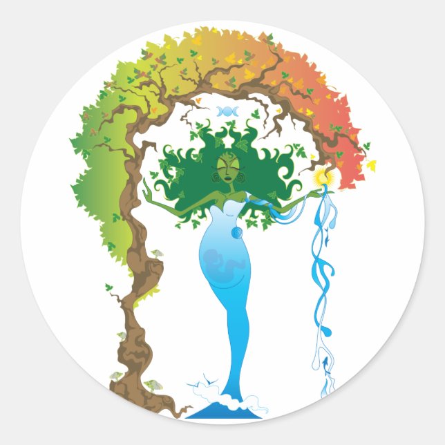 Pegatinas de Gaea (Anverso)