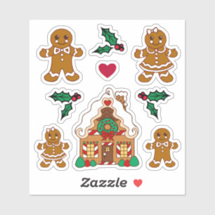 Pegatinas de Galletas de Navidad