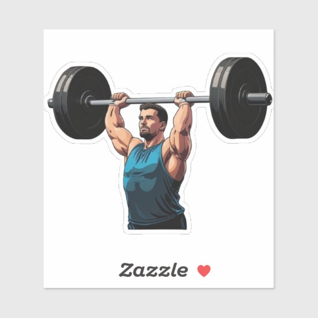 Pegatinas de ganancia muscular - Perfecto para con (Hoja)