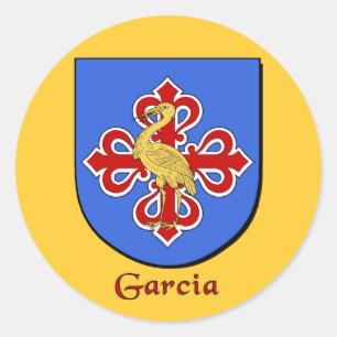 Pegatinas de Garcia Family Shield