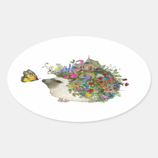 Pegatinas de Garden Hedgehog
