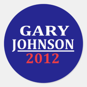 Pegatinas de Gary Johnson