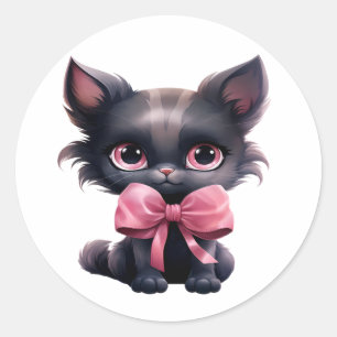 Pegatinas de gatitos negros