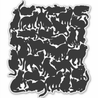 Pegatinas de gato Pegatina de declaraciones de gat