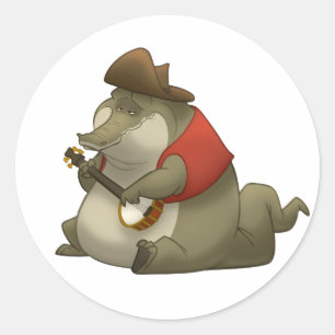 Pegatinas de Gator de Banjo-Strummin