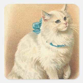 pegatinas de gatos de época
