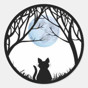 Pegatinas de gatos divertidas Halloween Pegatinas
