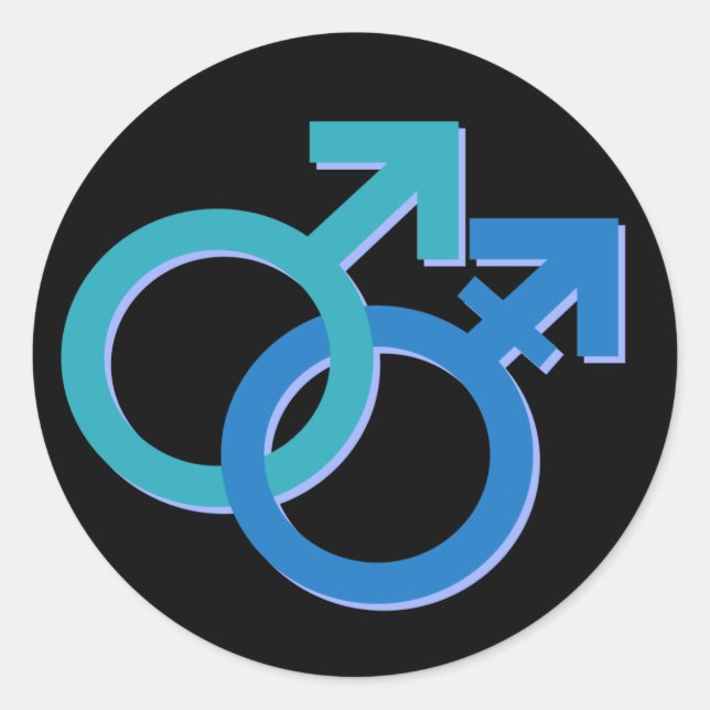 Pegatinas de Gay Transmen (Anverso)