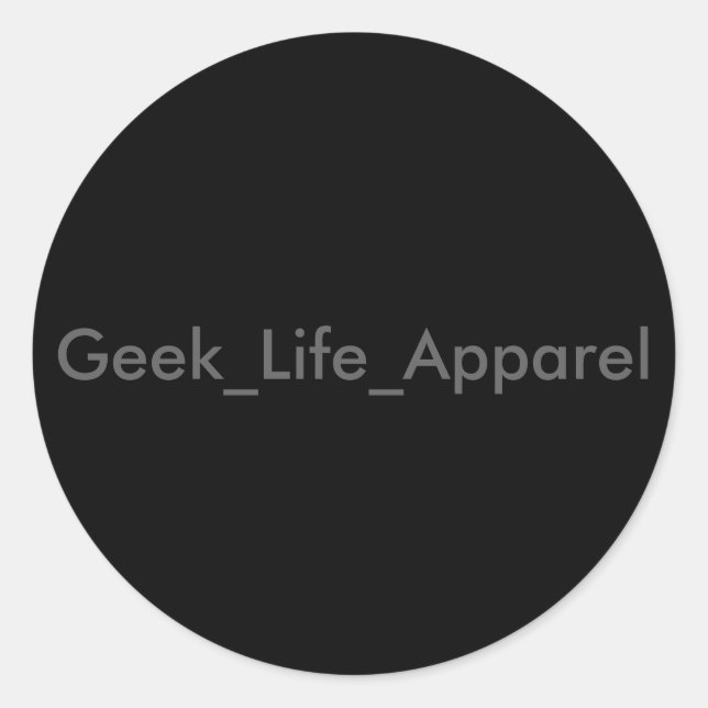 Pegatinas de Geek_Life_Apparel (Anverso)