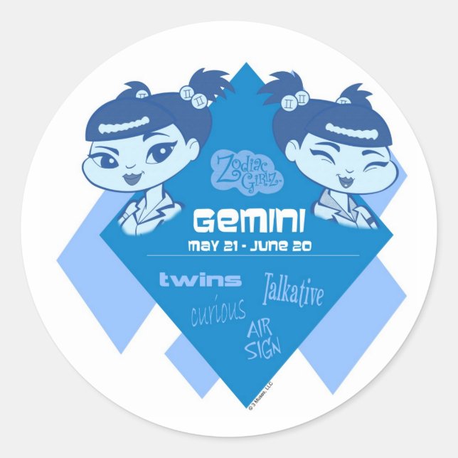 Pegatinas de Gemini (Anverso)