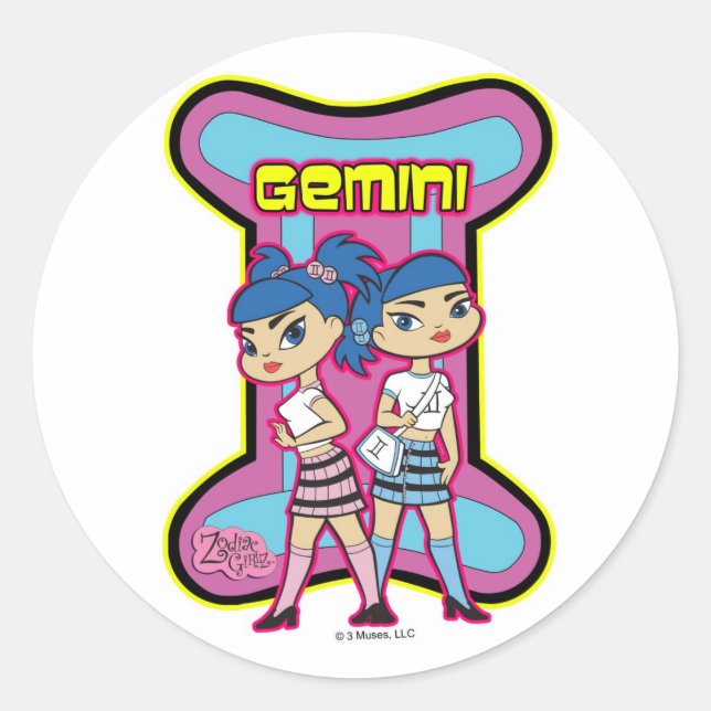 Pegatinas de Gemini (Anverso)