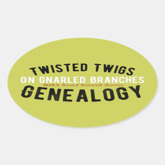 Pegatinas de Genealogía de Twigs Twisted