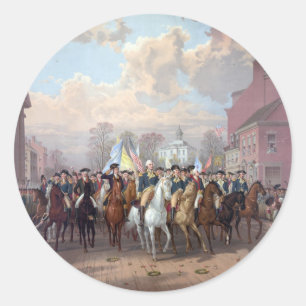 Pegatinas de George Washington en Nueva York