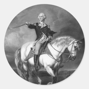 Pegatinas de George Washington Salute
