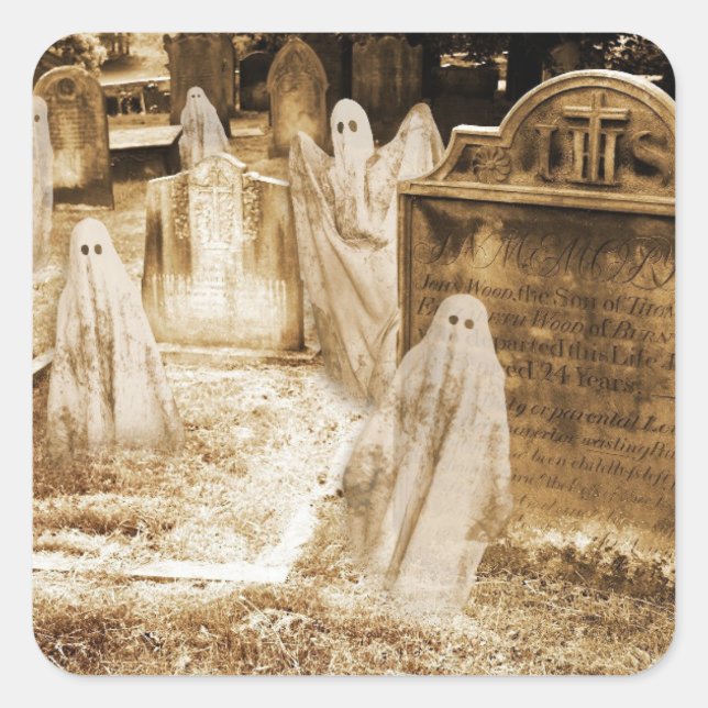 Pegatinas de Ghost Square (Anverso)