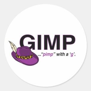 Pegatinas de Gimp Pimp