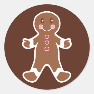 Pegatinas de Gingerbread Boy
