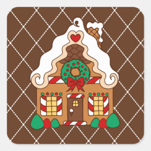 Pegatinas de Gingerbread House