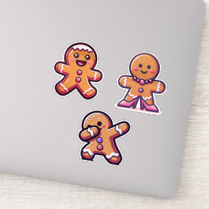 Pegatinas de Gingerbread Navidades