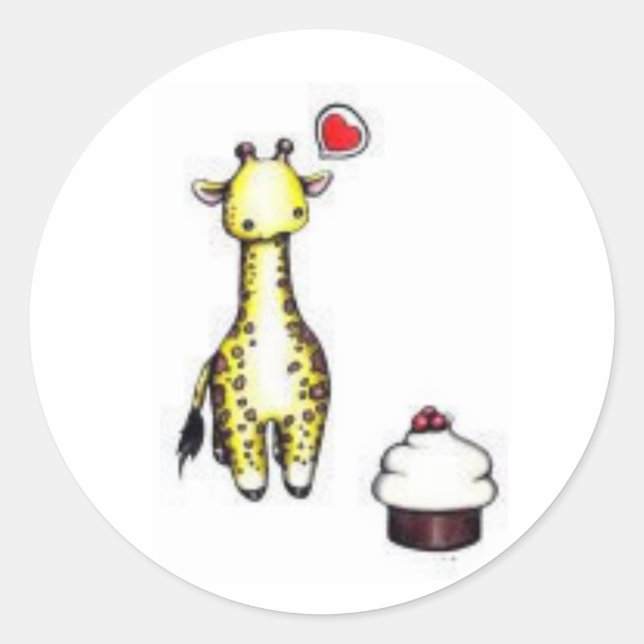 Pegatinas de Giraffe (Anverso)