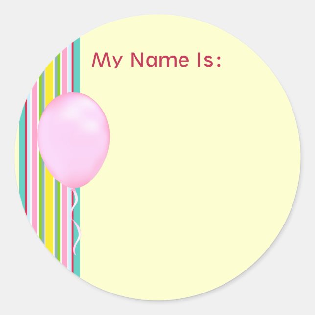 Pegatinas de Girly Stripe (Anverso)