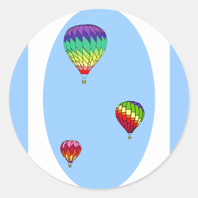 Pegatinas de globos aerostáticos (Anverso)