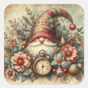 Pegatinas de Gnome Navidades clásicos