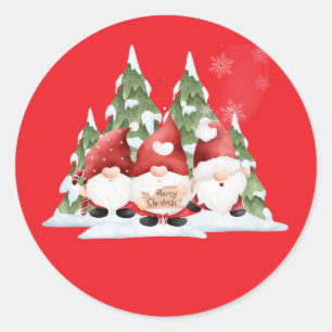 Pegatinas de Gnomos de Navidad