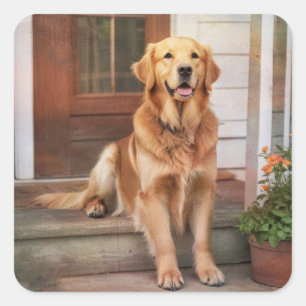 Pegatinas de Golden Retriever