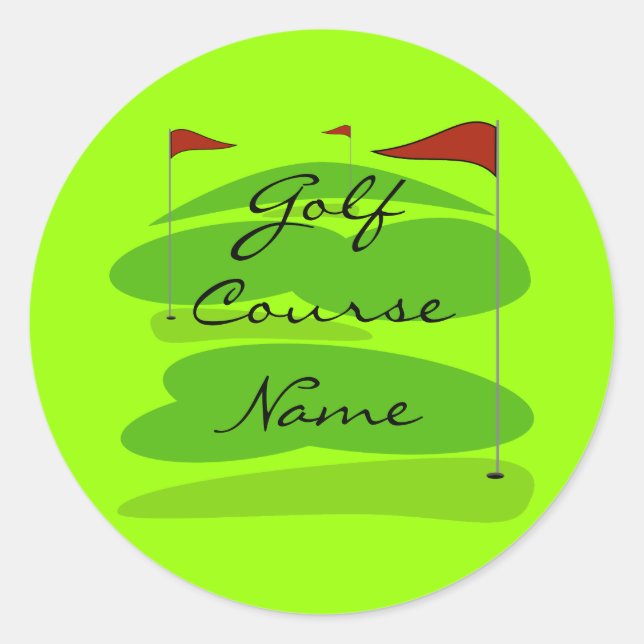 Pegatinas de golf (Anverso)